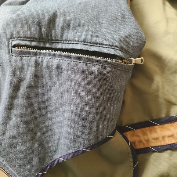 HICKEY FREEMAN 100% Linen Storm‎ System Zip Front Anorak Jacket Men's XXL - Picture 10 of 16